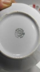 P41----İSTANBUL PORSELEN ÜÇ ADET ÇAY TABAĞI