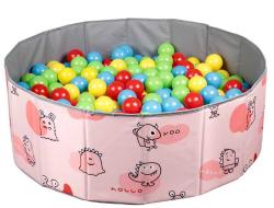 Baby Marine Katlanabilir Top Havuzu - Oyun Alanı - Oyun Halısı + 4 Renk 150 Top Hediye - Sevimli Pembe