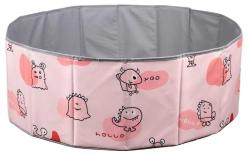 Baby Marine Katlanabilir Top Havuzu - Oyun Alanı - Oyun Halısı + 4 Renk 150 Top Hediye - Sevimli Pembe