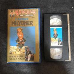 Efemera - VHS YERLİ FİLM ÇARIKLI MİLYONER - kitantik - kitaLog