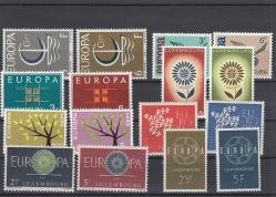 LUXEMBOURG SERİLER  MNH