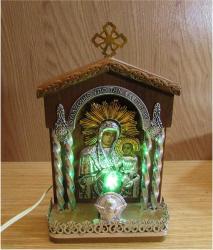 ViNTaGe IŞIKLI HIRİSTİYAN İKONA......