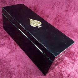 CHAMPAGNE ARMAND DE BRIGNAC BRUT GOLD SİYAH LAKE BOŞ AHŞAP KUTU