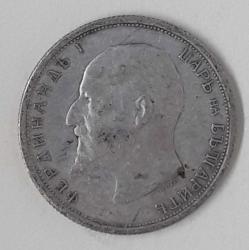 Nümismatik - Bulgaristan Gümüş 50 Stotinki 1912