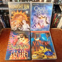 CIRQUE DU SOLEIL - 4 ADET DVD -  ORJINAL BANDROLLU