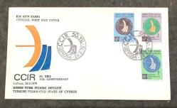 Efemera - CCIR 50. Yılı - İlk Gün Zarfı / Kıbrıs Türk Federe Devleti - kitantik - kitaLog