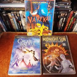 CIRQUE DU SOLEIL - 3 ADET DVD -  ORJINAL BANDROLLU