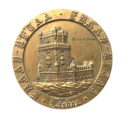 VI Congresso Mundial das Agencias de Viageus Portugal 1972 - Bronz madalyon