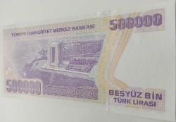 7.EMİSYON 4.TERTİP 500.000 TL TÜRK LİRASI I83578498 SERİ NUMARALI KAĞIT PARA NADİRİ DESTE ÇİLİ