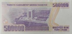 7.EMİSYON 4.TERTİP 500.000 TL TÜRK LİRASI I83578498 SERİ NUMARALI KAĞIT PARA NADİRİ DESTE ÇİLİ