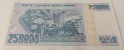 7.EMİSYON 3.TERTİP 250.000 TÜRK LİRASI I53057941 SERİ NUMARALI KAĞIT PARADIR ÇİL