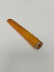 Antika Osmanlı Miskevi Gümüş Detaylı Ağızlık