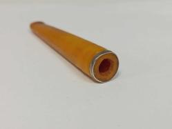 Antika Osmanlı Miskevi Gümüş Detaylı Ağızlık