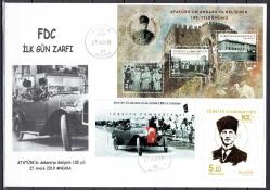 2019 ATATÜRK'ÜN ANKARA'YA GELİŞİNİN 100. YILI , İLK GÜN POSTA DAMGALI ZARF.