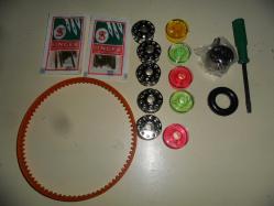 SİNGER DİKİŞ MAKİNESİ KAYIŞI+2 PAKET SİNGER İĞNE+MEKİK+MASURA+TORNAVİDA+MASURA SARMA CONTASI