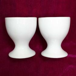 VINTAGE LUN ART HARD PORCELAIN FIRST CLASS BİR ÇİFT AVRUPA PORSELEN YUMURTALIK