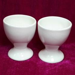VINTAGE LUN ART HARD PORCELAIN FIRST CLASS BİR ÇİFT AVRUPA PORSELEN YUMURTALIK