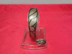 Sandıktan Mükemmel Kondisyonda Alpaka Gümüş Savatlı Bilezik