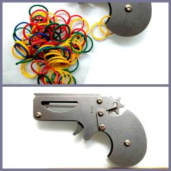 OMENİV'DEN AĞIR ÇELİK 6LI OTOMATİK LASTİK ATAR TABANCA KATLANIR KOMPAKT CNC EL YAPIMI EŞSİZ