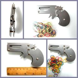 OMENİV'DEN AĞIR ÇELİK 6LI OTOMATİK LASTİK ATAR TABANCA KATLANIR KOMPAKT CNC EL YAPIMI EŞSİZ