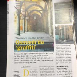 Efemera - Osmanlı'da graffiti bileziklere düşülen notlar  haber sayfası 14*20 ebat - kitantik - kitaLog