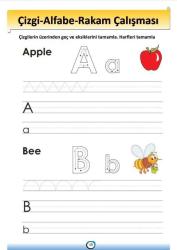 Çizgi Alfabe Rakam Çalışmaları YAZ-SİL Kitabı