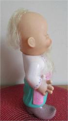 SOVYET RUSYA KAUÇUK (LASTİK) BEBEK UKRAYNA YEREL GİYSİLİ OYUNCAK FİGÜR BİBLO 22 CM