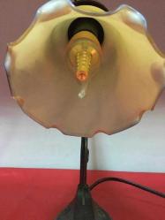 Antika Fransız Art Nouveau Pate De Verre Piyano Lambası