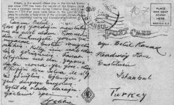 ABD AMERİKAN POSTA KARTI  MOSES