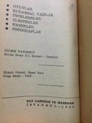 GECE GELEN TELGRAF .. İNEK .. NAZIM HİKMET 'le ÜÇ BUÇUK YIL .. (3 kitap tek ciltte) .. Portreler