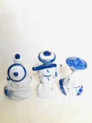 3 lü Çinli Balıkçı Biblo