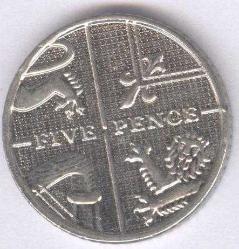 5 PENCE 2007/ UNITED KINGDOM /BİRLEŞİK KIRALLIK/İNGİLTERE /ÇÇT UK5P0701