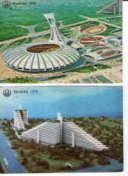 OLİMPİYAT KANADA MONTREAL 1976 , 2 KARTPOSTAL ORİJİNAL