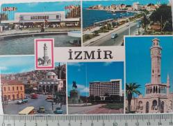 ORTA DÖNEM İZMİR'DEN MUHTEŞEM NOSTALJİ GÖRÜNTÜLER ORİJİNAL KARTPOSTALI NADİRDİR