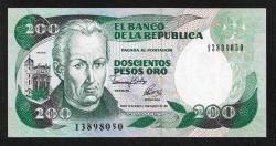 ** KOLOMBİYA ( 200 * PESOS  ORO ) 1992 - ÇİL