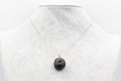 Hakiki Doğal Siyah Turmalin Taşı Kolye Ucu