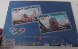 YENİ DÖNEM 2012 ÇİFT GÖRÜNÜMLÜ ÖZELLİKLİ LONDRA XXX.OLİMPİYAT OYUNLARI POSTA KARTI NADİRDİR