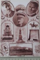 ESKİ YILLARIN 1933 ATATÜRK-İSMET İNÖNÜ VE KAZIM KARABEKİR ANKARA KULÜBÜ KARTPOSTALI CC2Ş3 NADİRDİR