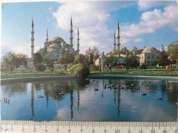 ESKİ YILLARIN İSTANBUL SULTANAHMET CAMİİ ORİJİNAL KARTPOSTALI NADİRDİR
