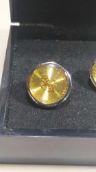 K7----PAUL MARK KUTUSUNDA AT DESENLİ KOL DÜĞMESİ