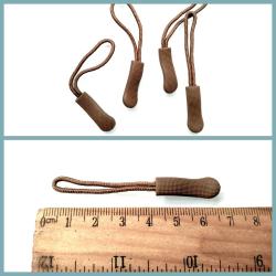 OMENİV'DEN 4 ADET FERMUAR KOPÇASI ÇANTA KIYAFET ANAHTARLIK OUTDOOR AKSESUAR KOYU BEJ