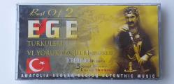 Best Of EGE TÜRKÜLERİ VE YÖRÜK EZGİLERİ 3 ADET Kaset .üst