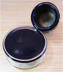 ViNTaGe İTALYAN FLORENTİNE KoBaLT PoRSeLeN BÜYÜK KÜLLÜK ve MUMLUK..