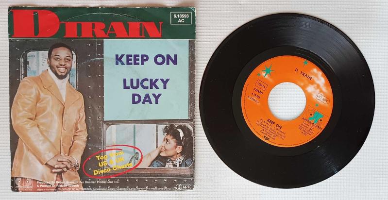 D-Train Keep On / Lucky Day 45 lik Plak - Efemera - kitantik