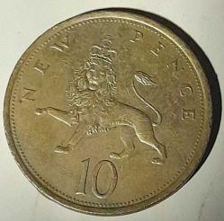 10 New Pence 1980 United Kingdom /Birleşik Kırallık - Elizabeth II (2nd portrait)