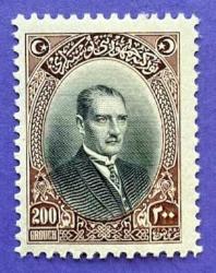 1926 LONDRA BASKISI PULLARI SERİSİNİN EN BÜYÜK ve EN DEĞERLİ MH/ŞARNİYERLİ PULU.