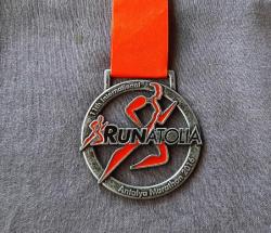 RUNATOLİA ANTALYA 2016 . MARATHON MADALYASI B8701