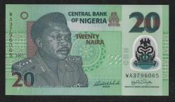 ** NİJERYA ( 20 * NAİRA ) 2007 * PLASTİK - ÇİL