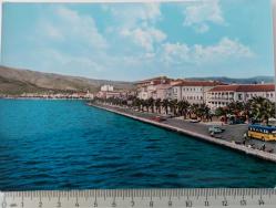 ORTA DÖNEM İZMİR ATATÜRK BULVARI ORİJİNAL KARTPOSTALI NADİRDİR