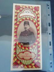 Osmanlı Fes Etiketi Enver paşa Görselli Orijinal Mükemmel Kondüsyonda